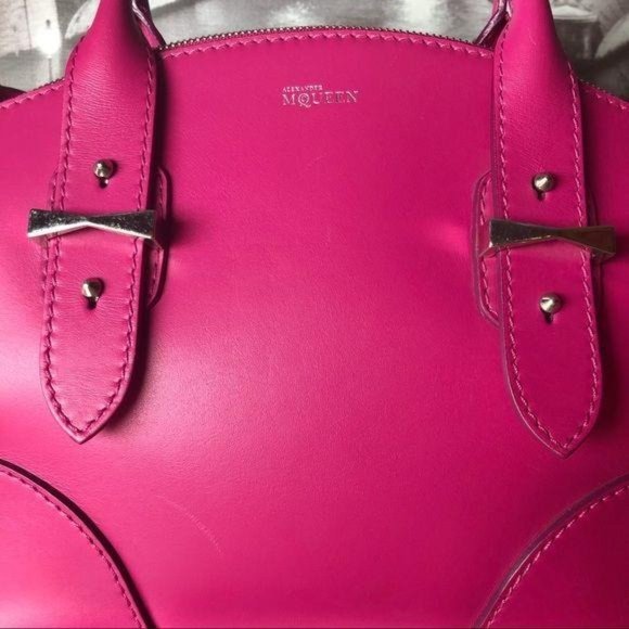 Alexander McQueen Pink Leather Legend Satchel - Picture 16 of 16